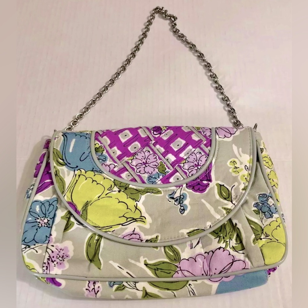 Vera Bradley Petite Chain Bag/Purse in “Watercolor”-RARE, RETIRED pattern!